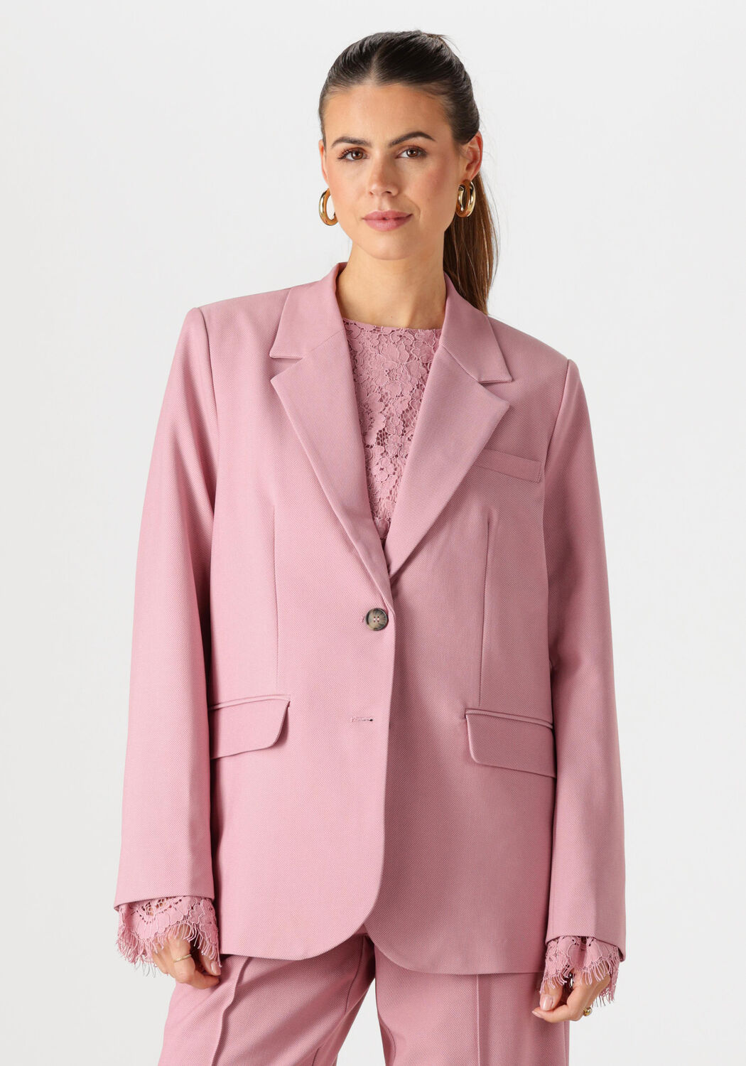 Y.A.S. Dames Blazers Yasreemaj Ls Blazer Noos Roze