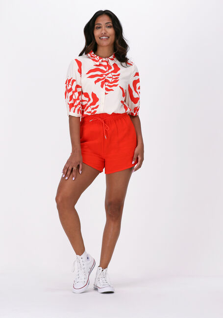 Oranje ANOTHER LABEL Broeken INDIGO SHORTS Oranje ANOTHER LABEL Broeken INDIGO SHORTS - large