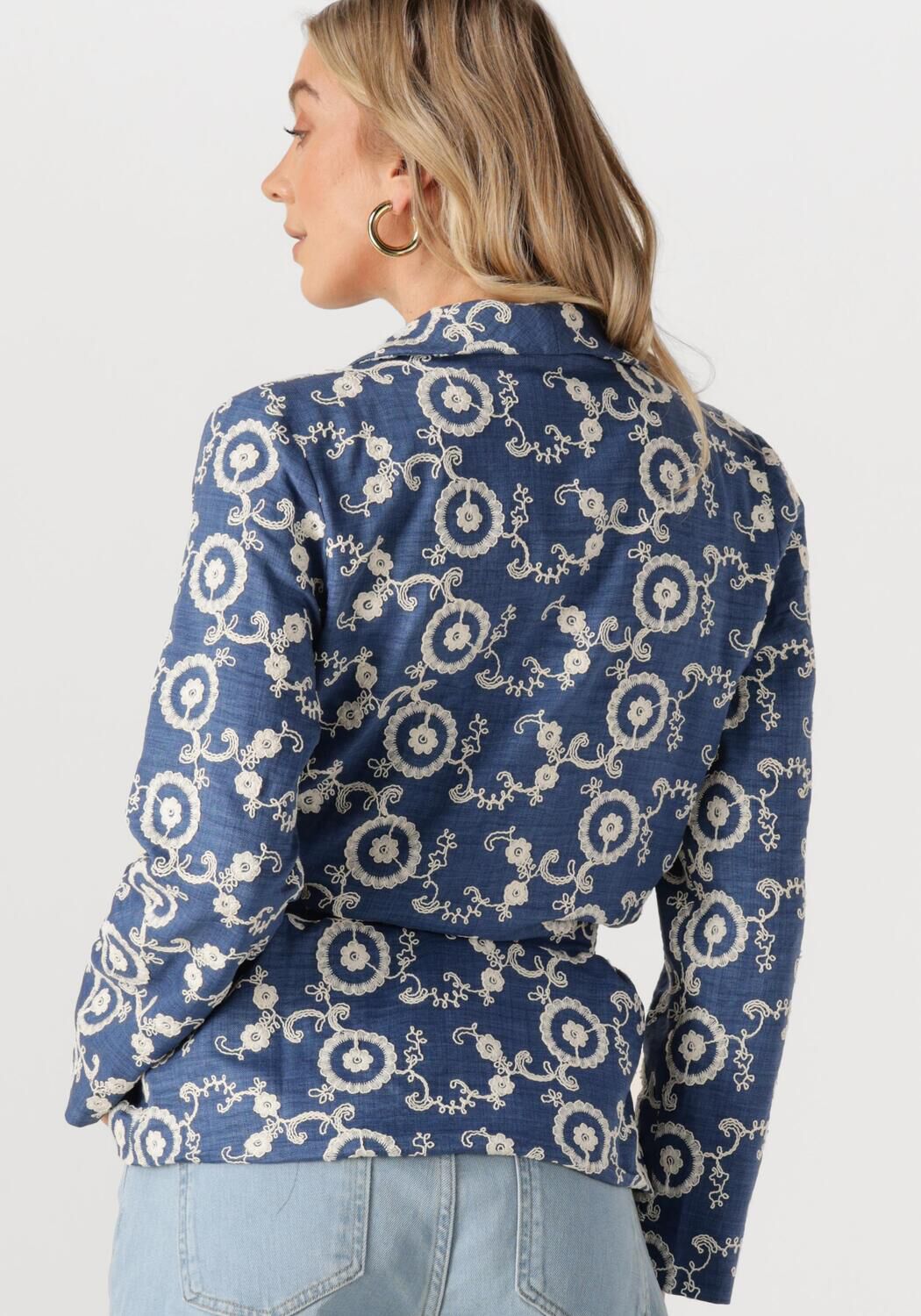 YDENCE Dames Blazers Kimono Kelly Blauw