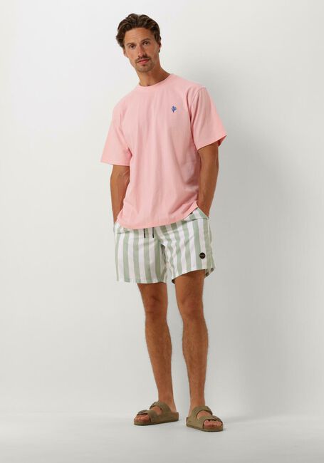 Groene SHIWI Zwembroeken MEN SWIMSHORT BROAD STRIPE - large