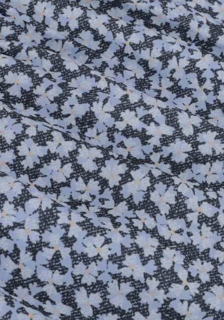 Blauwe NOBELL Minirok NINEZ DENIM FLOWER SKIRT - large