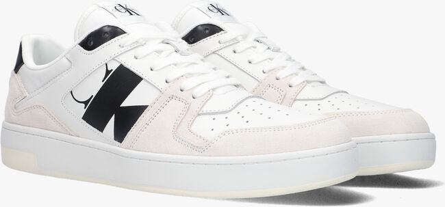 Witte CALVIN KLEIN Lage sneakers BASKET CUPSOLE - large