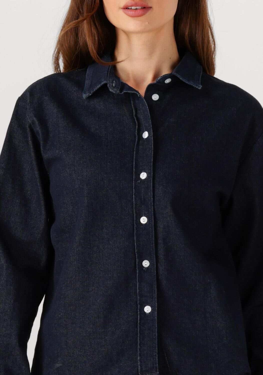 PENN & INK Dames Blouses Blouse W25z801 Donkerblauw