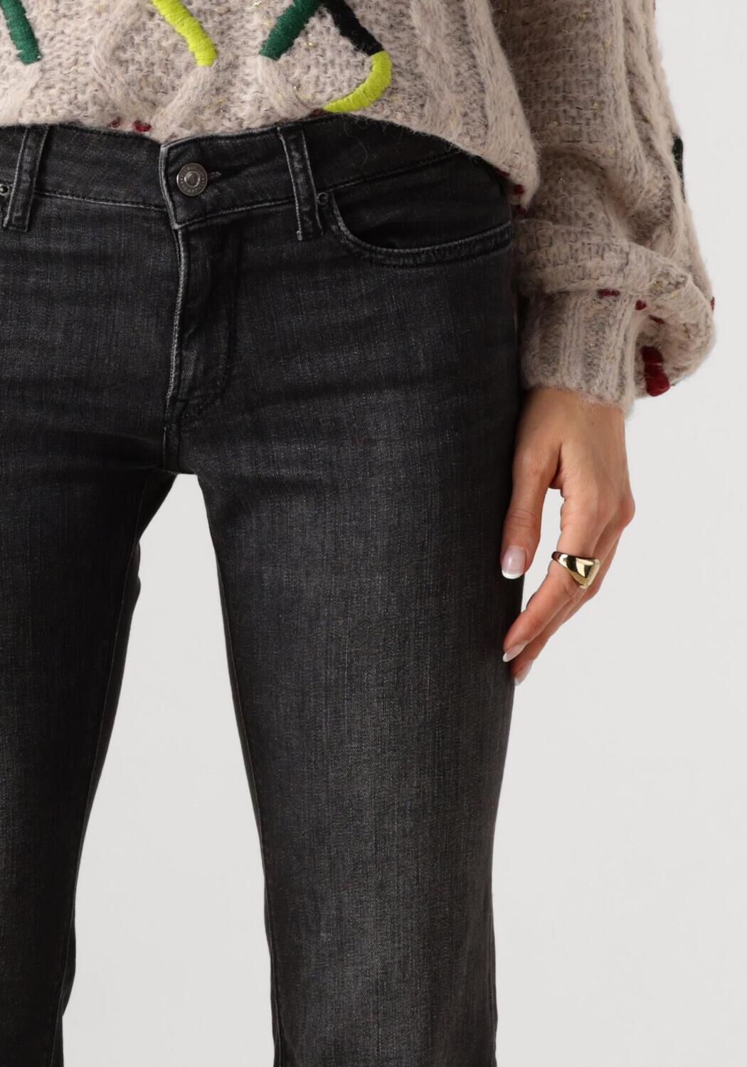 REPLAY Dames Jeans New Luz Bootcut Pants Donkergrijs