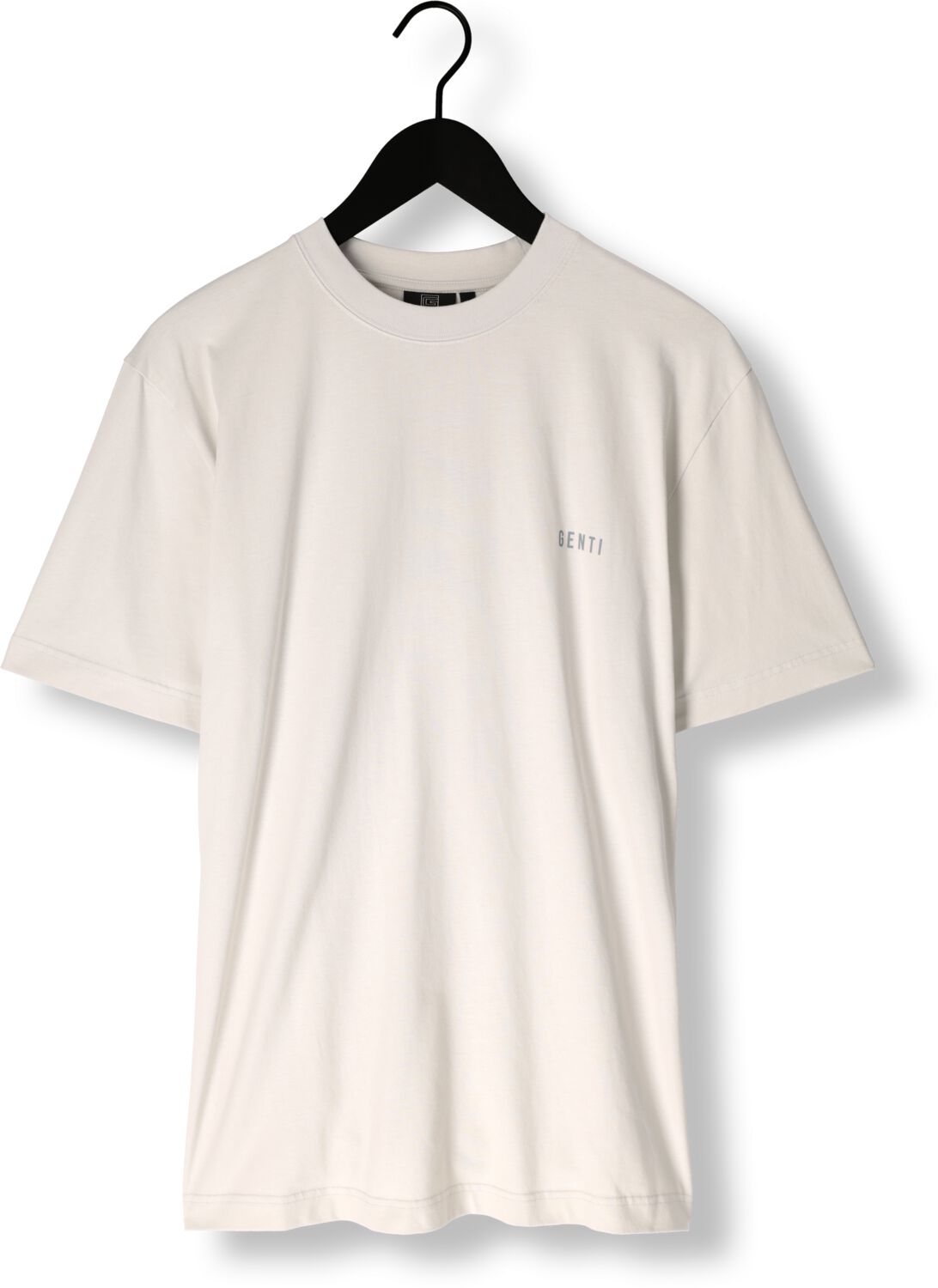 GENTI Heren Polo's & T-shirts T-shirt Ss J2042-1223 Wit