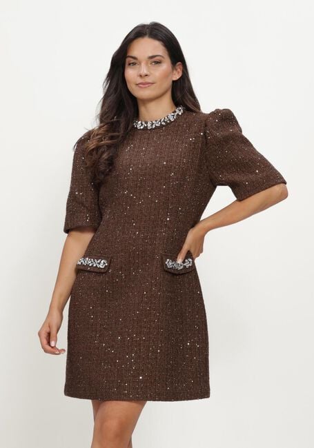 Bruine LINA LOCCHI Mini jurk LL-BELINE - large