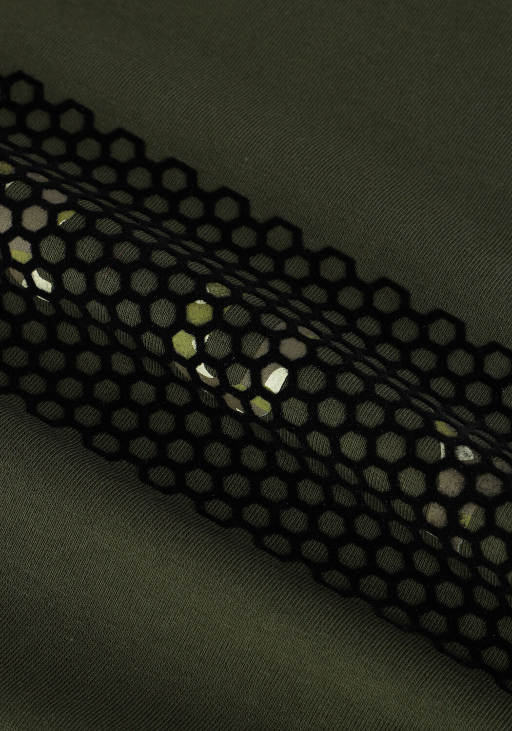 Khaki CRUYFF T-shirt CAMO TEE - large