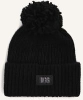 Zwarte UGG Muts CHUNKY RIB KNIT BEANIE W POM Zwarte UGG Muts CHUNKY RIB KNIT BEANIE W POM - medium