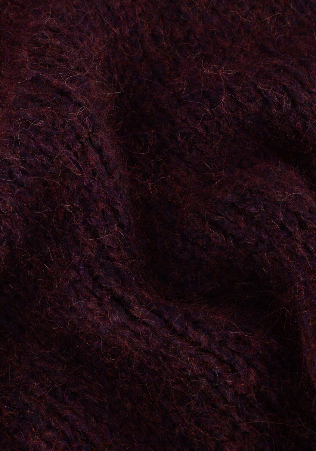 Bordeaux BY-BAR Trui SONNY BULKY PULLOVER - large