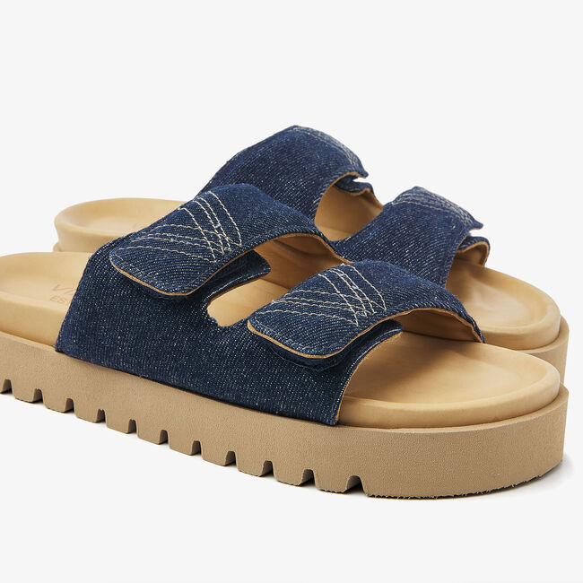 Blauwe VIA VAI Slippers RAE LIDIA - large