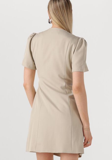 Beige NEO NOIR Mini jurk SENDITA EYELET DRESS - large