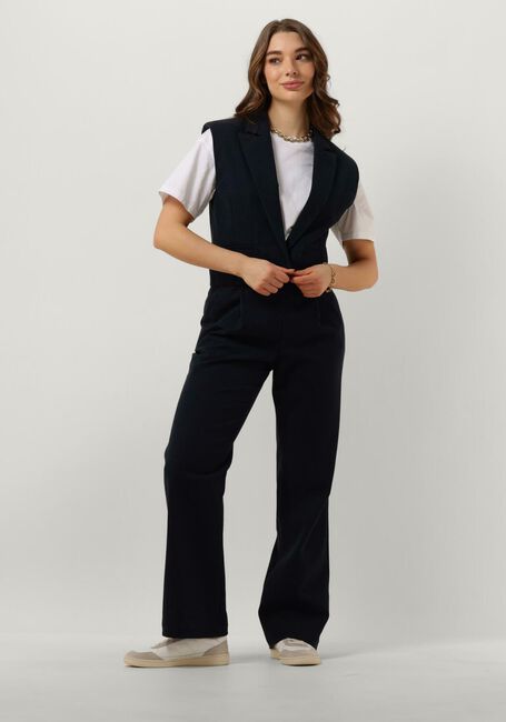 Donkerblauwe RUBY TUESDAY Gilet RELIN CROPPED WAISTCOAT - large