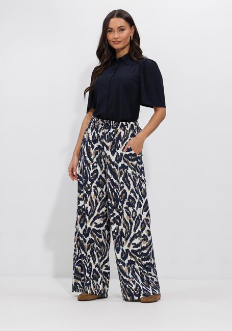 Donkerblauwe STUDIO ANNELOES Blouses POPPY BUTTERFLY BLOUSE - large