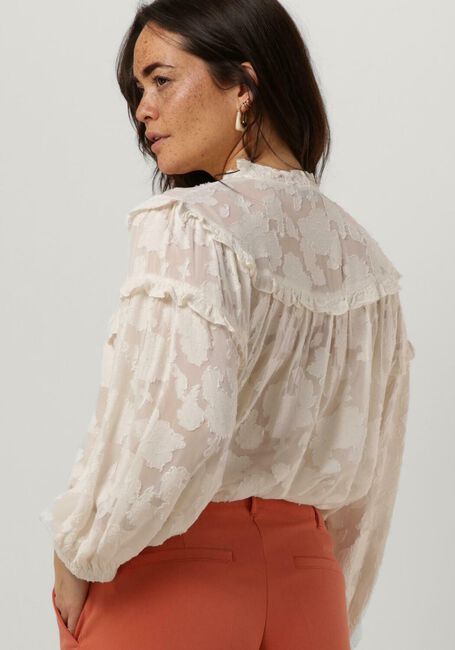 Witte SUMMUM Blouses BLOUSE VISCOSE JACQUARD - large