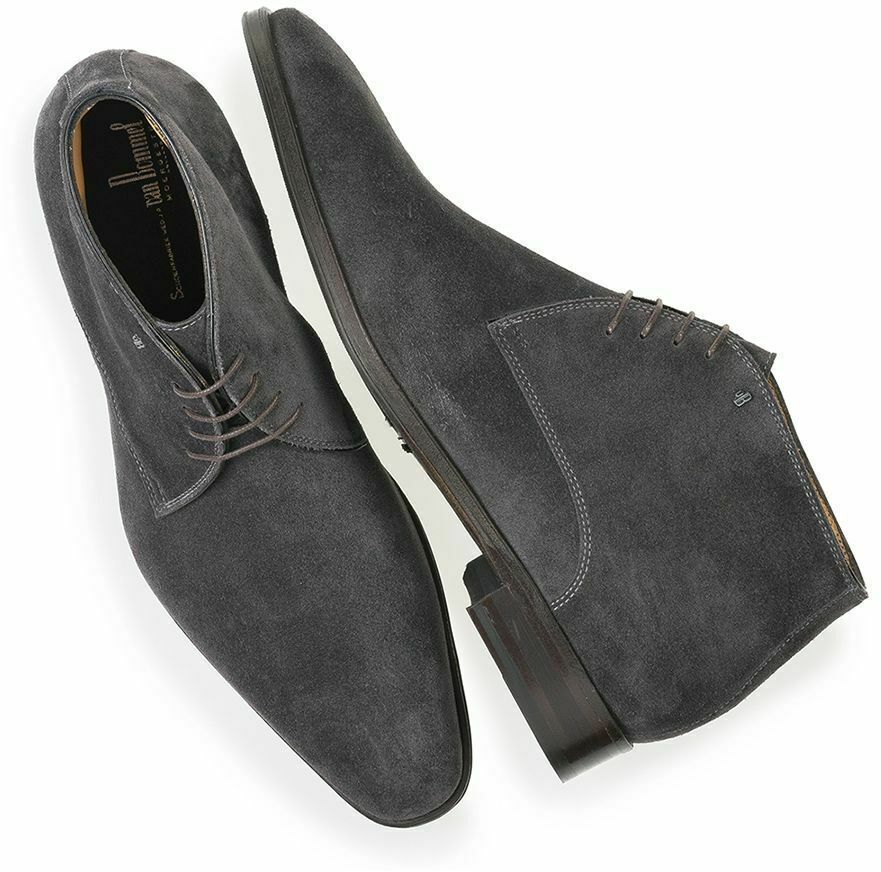 Grijze VAN BOMMEL Nette schoenen SBM-50029 RAFFA - large