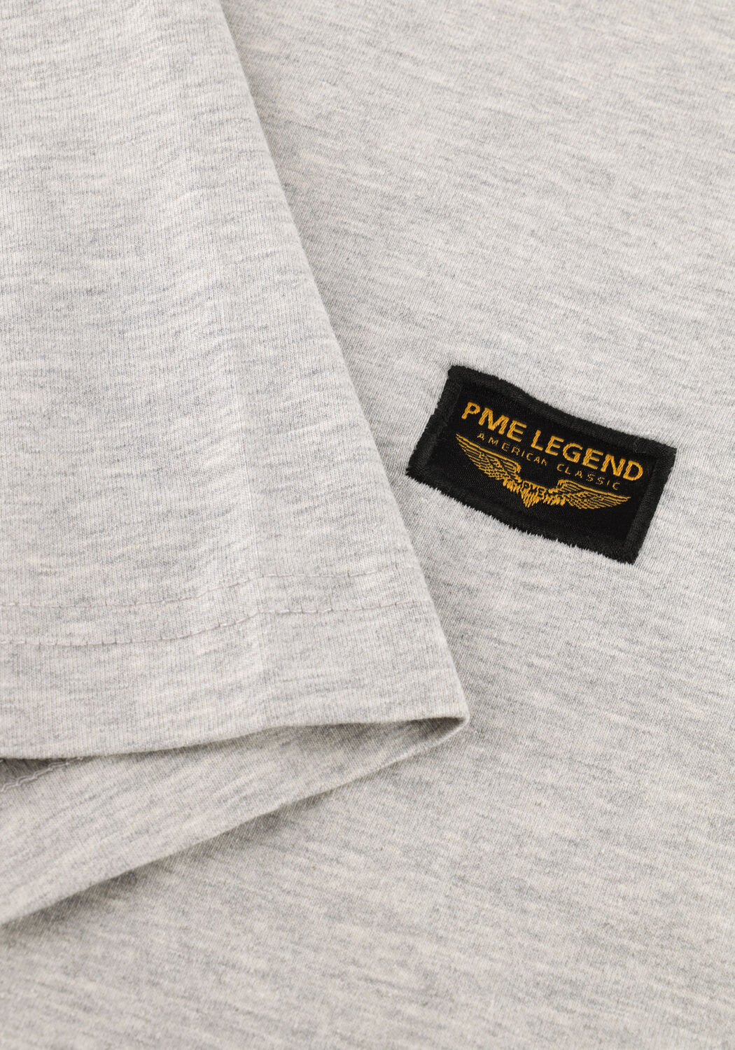 Lichtgrijze PME LEGEND T-shirt SHORT SLEEVE R-NECK GUYVER TEE - large
