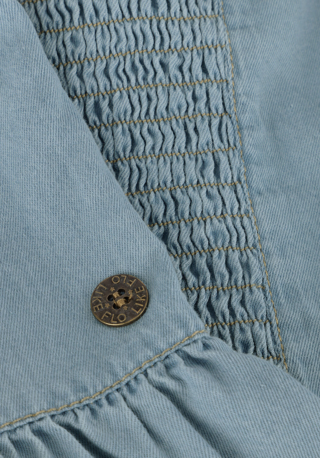 Lichtblauwe LIKE FLO Top ELIF CHAMBREY TOP - large