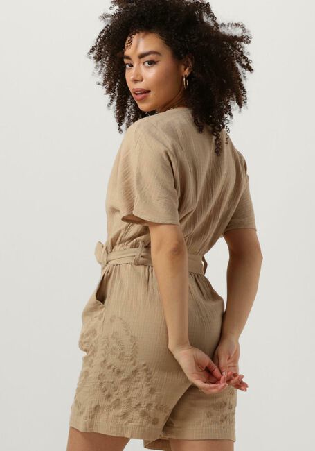 Beige Y.A.S. Playsuits YASCECILIA SS PLAYSUIT S. - large