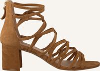 Cognac NOTRE-V Platte sandalen 45395 - medium