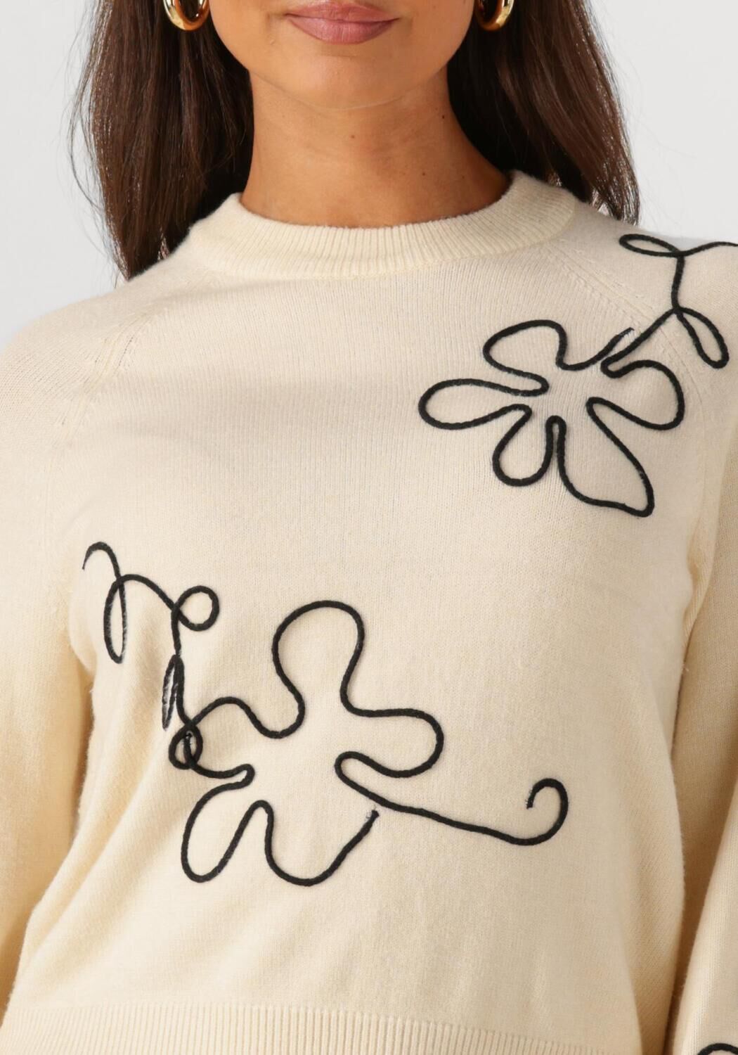 OBJECT Dames Truien & Vesten Objlaney Rubin Ls Pullover Zand