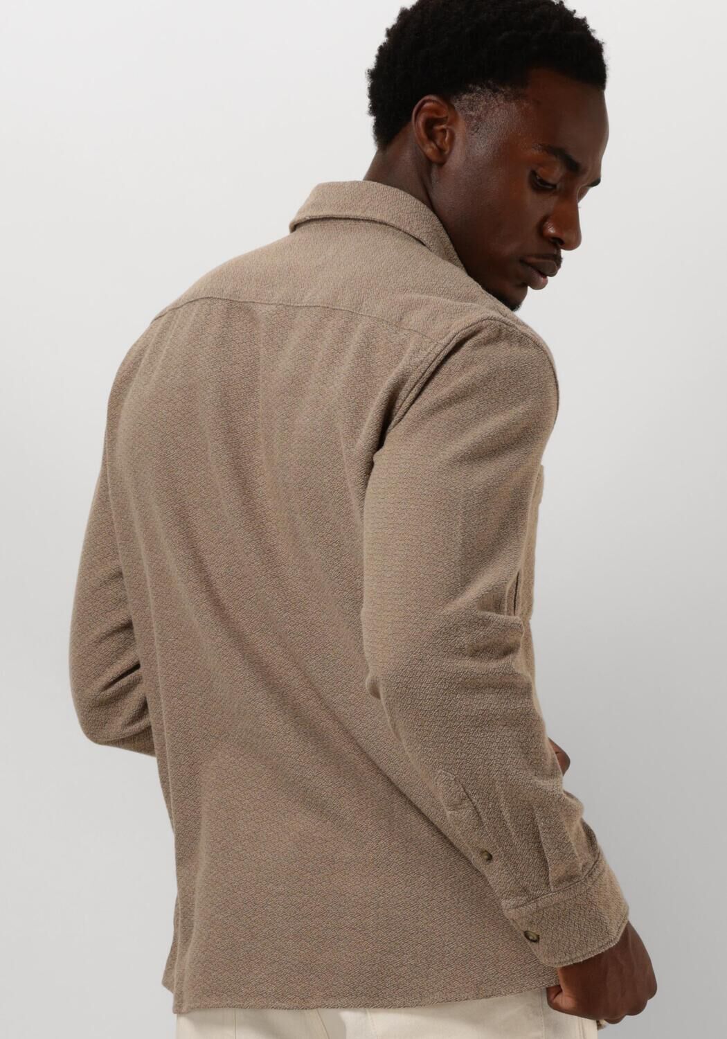 SELECTED HOMME Heren Overhemden Slhregowen-grindle Check Shirt Ls Zand