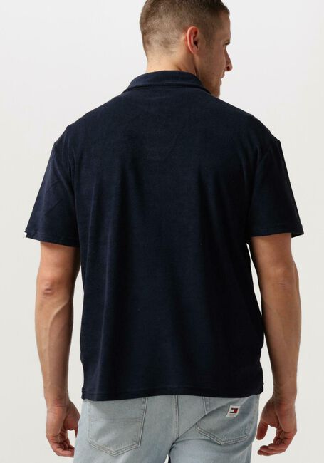 Donkerblauwe ANERKJENDT Polo AKKIKKI S/S FROTTE POLO TEE - large