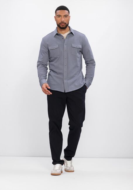 Blauwe PROFUOMO Casual overhemd OVERSHIRT WESTERN - large