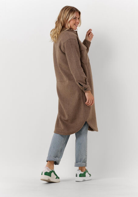 Bruine OBJECT Mantel ELLA WOOL COAT - large
