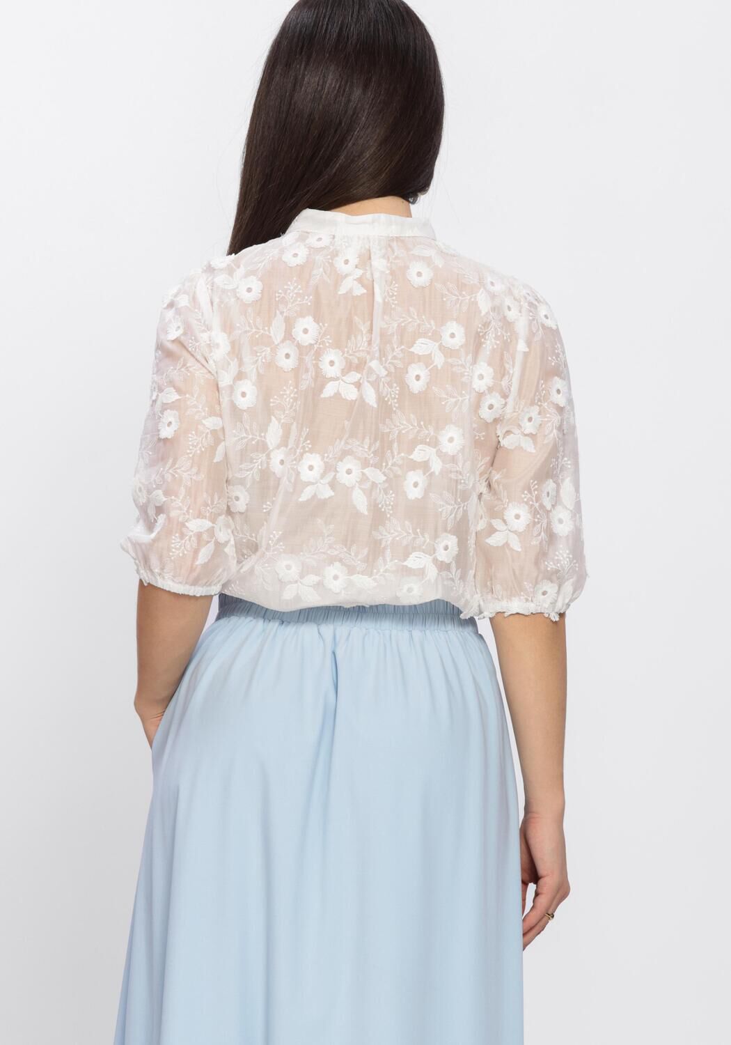 Witte AIMEE THE LABEL Blouses CANNA BLOUSE - large