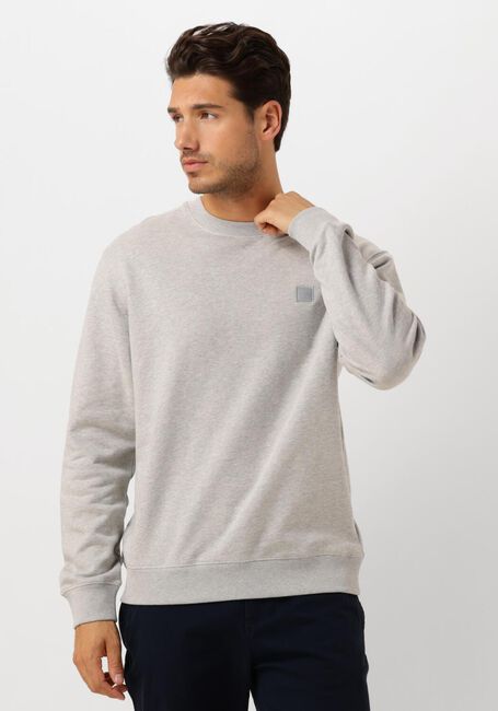 Grijze SCOTCH & SODA Sweater CORE - LOGO SWEATSHIRT - large