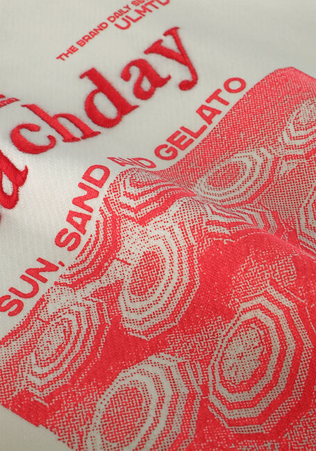 Witte DAILY7 Trui OVERSIZED SWEATER ARTWORK - large