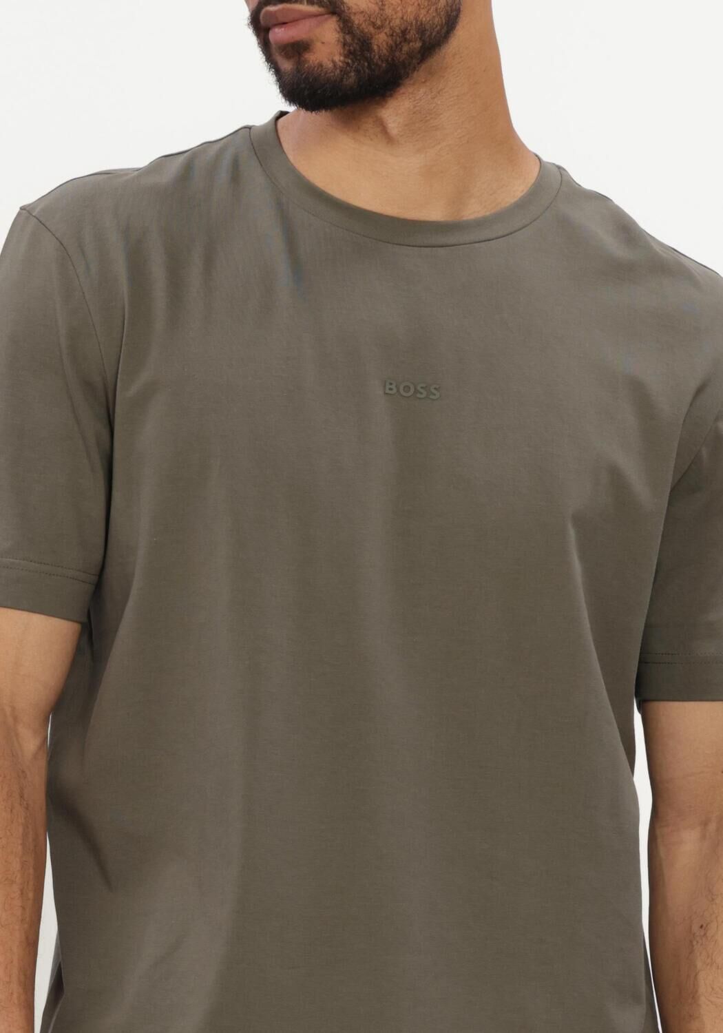 Khaki BOSS ORANGE T-shirt TCHUP 10242929 01 - large
