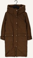 Bruine OBJECT Gewatteerde jas KATIE LONG COAT Bruine OBJECT Gewatteerde jas KATIE LONG COAT - medium