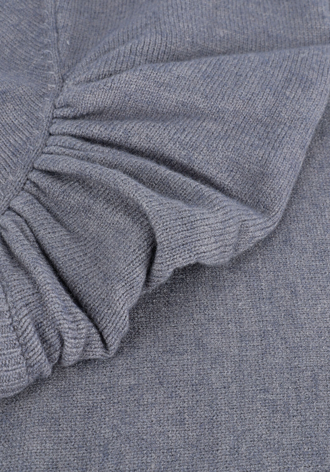 Grijze MINUS Mini jurk LUPI KNIT DRESS - large