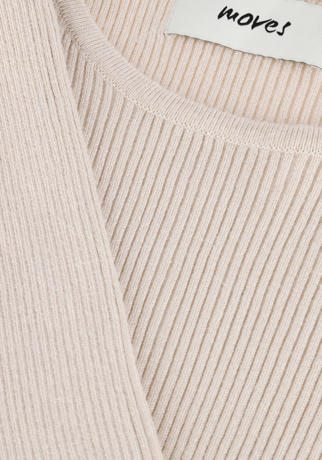 Beige MOVES Tops & T-shirts TWISTI O-NECK - large