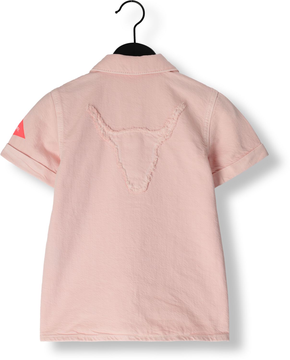ALIX MINI Meisjes Jurken Linen Look Dress Lichtroze