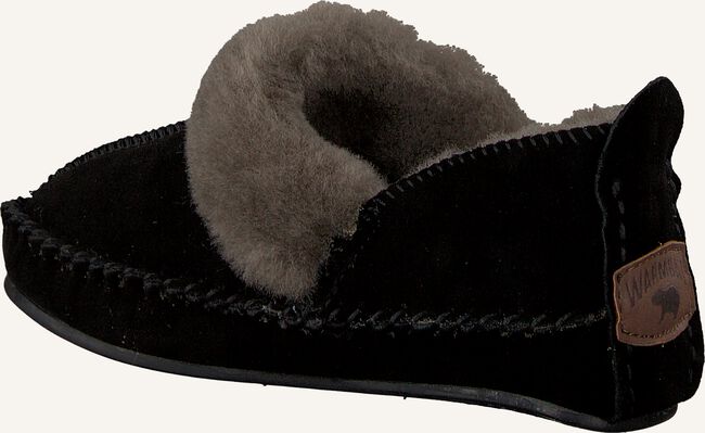 Zwarte WARMBAT Pantoffels POLARFOX WOMEN SUEDE Zwarte WARMBAT Pantoffels POLARFOX WOMEN SUEDE - large