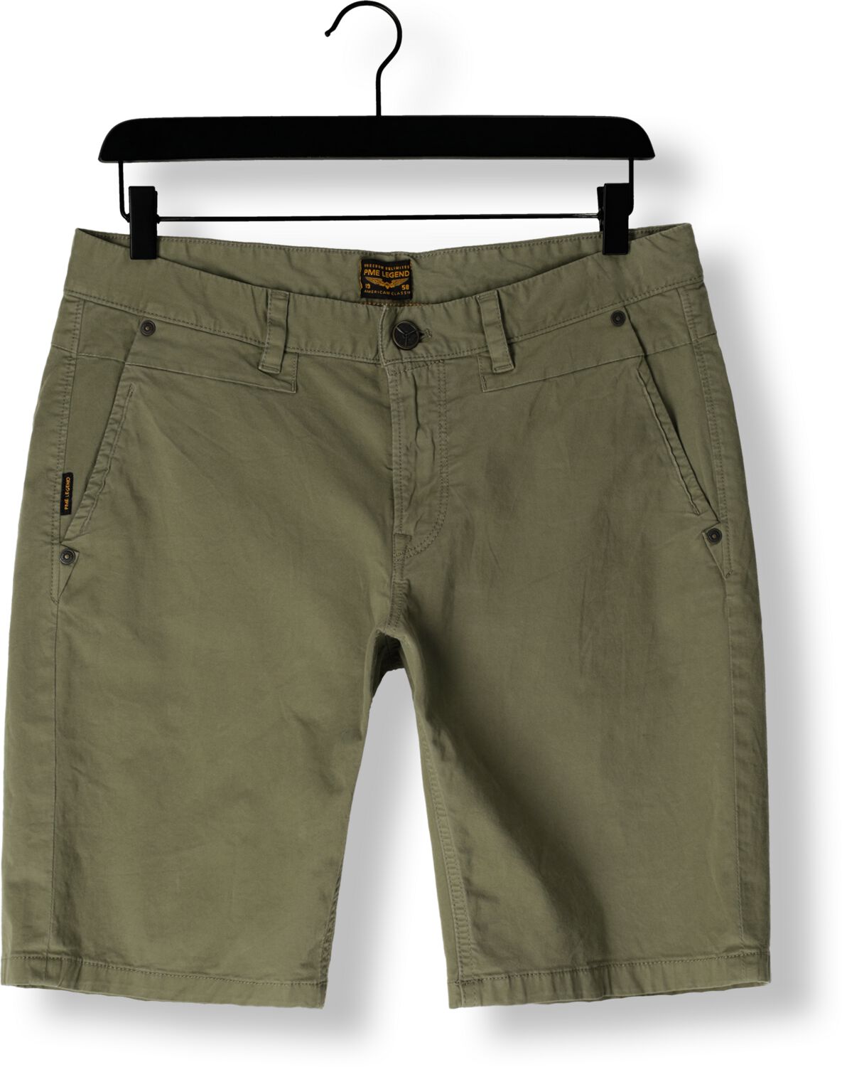 PME LEGEND Heren Broeken American Classic Chino Shorts Groen