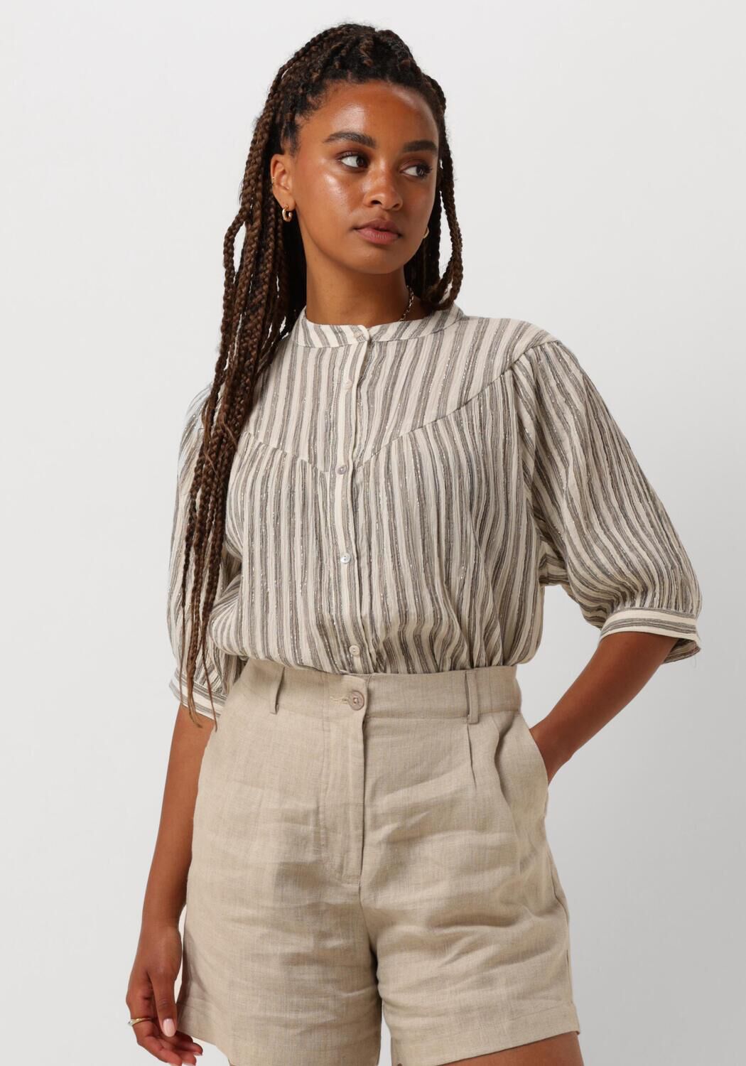 CIRCLE OF TRUST Dames Blouses Quinn Blouse Wit