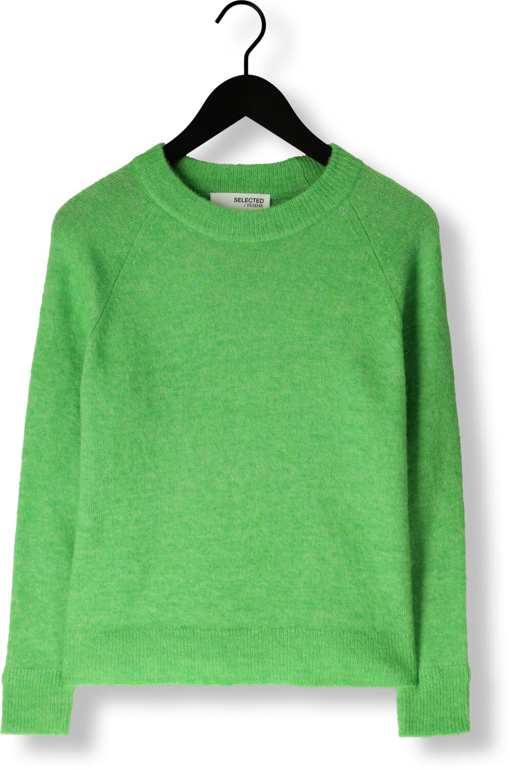 SELECTED FEMME Dames Truien & Vesten Slflulu Ls Knit O-neck B Groen