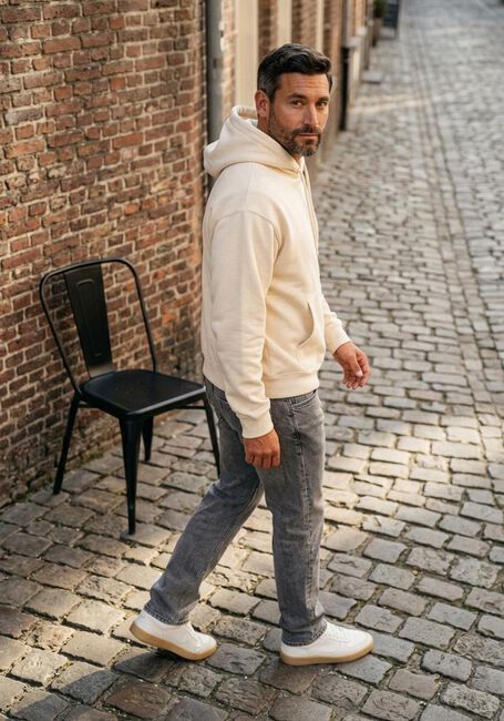 Ecru LES DEUX Sweater DANTON HOODIE - large