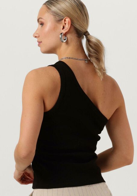 Zwarte SELECTED FEMME Top SLFANNA ONE SHOULDER TOP - large
