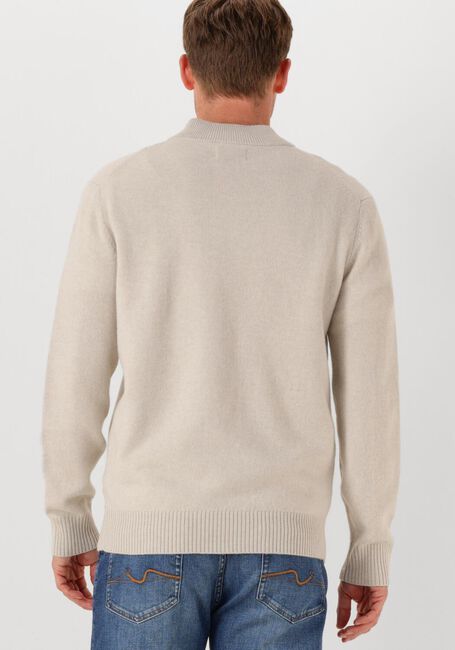 Beige STEFANO LAURAN Trui HALF ZIP - large