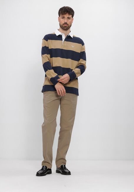 Beige BARBOUR Polo BROOME RUGBY SHIRT - large