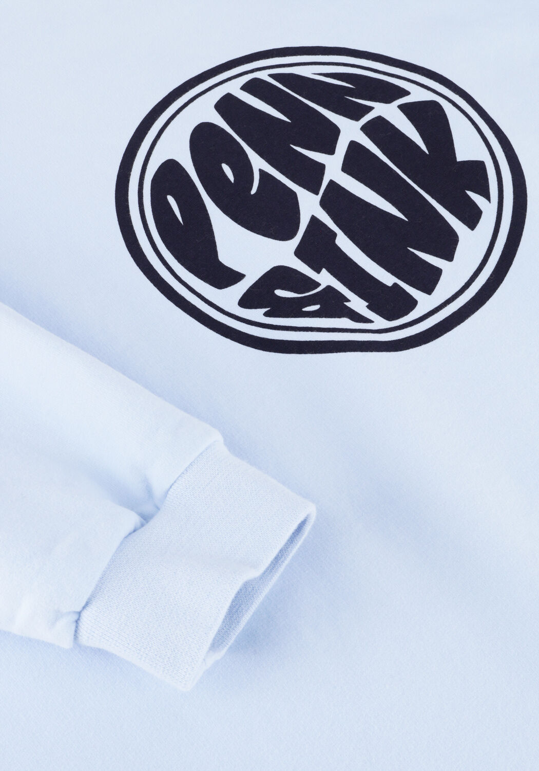 Lichtblauwe PENN & INK Sweater SWEATER PRINT - large