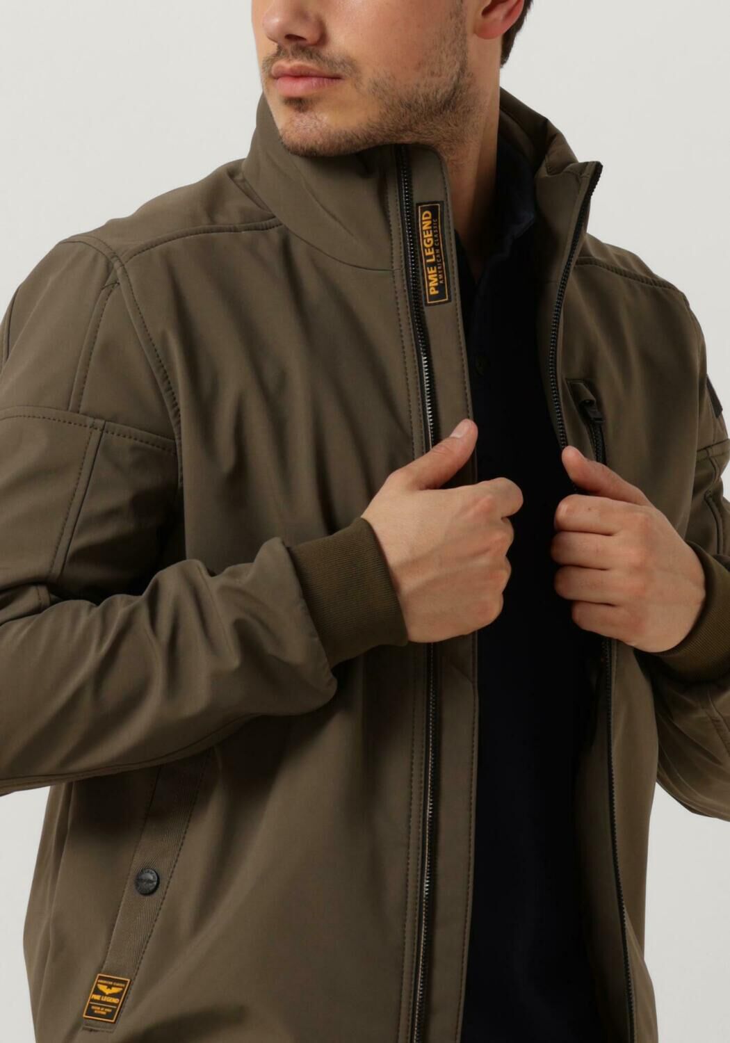 PME LEGEND Heren Jassen Bomber Jacket Skyglider Softshell Groen