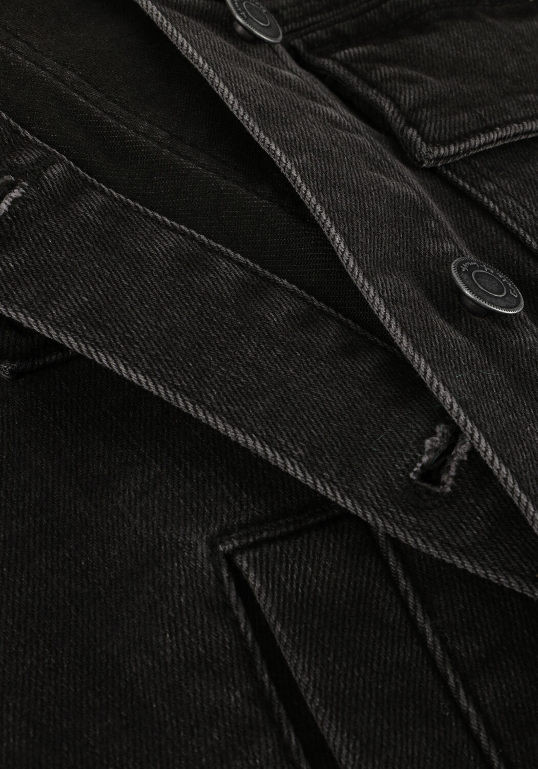 Zwarte CIRCLE OF TRUST Gilet JAMES DENIM GILET - large