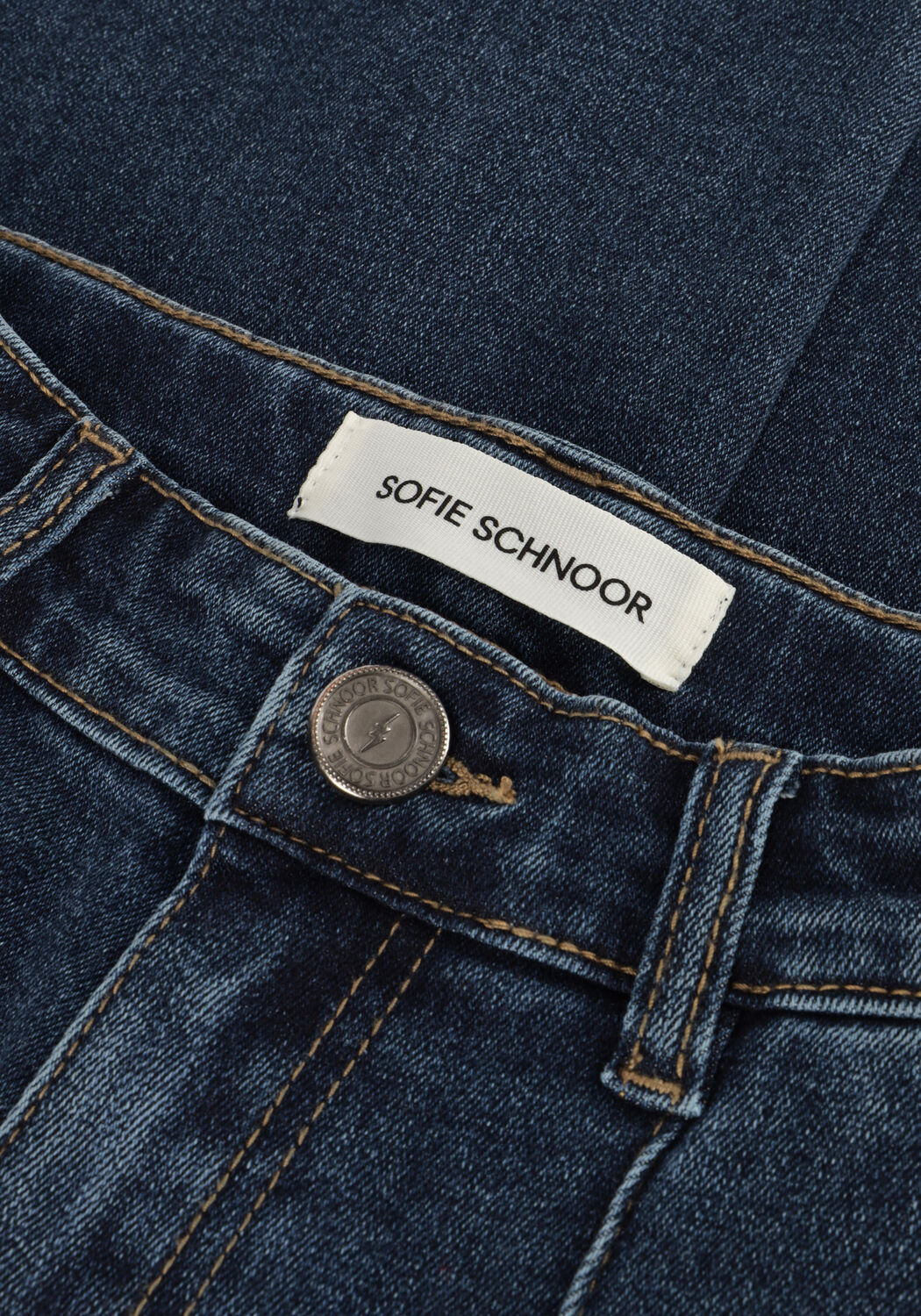 Blauwe SOFIE SCHNOOR Wide jeans G243286 - large