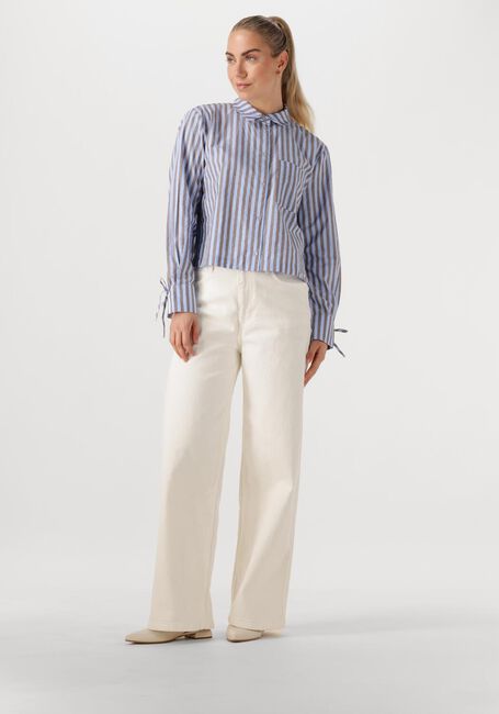 Blauwe MODSTRÖM Blouses MEYRICKMD STRIPE SHIRT - large