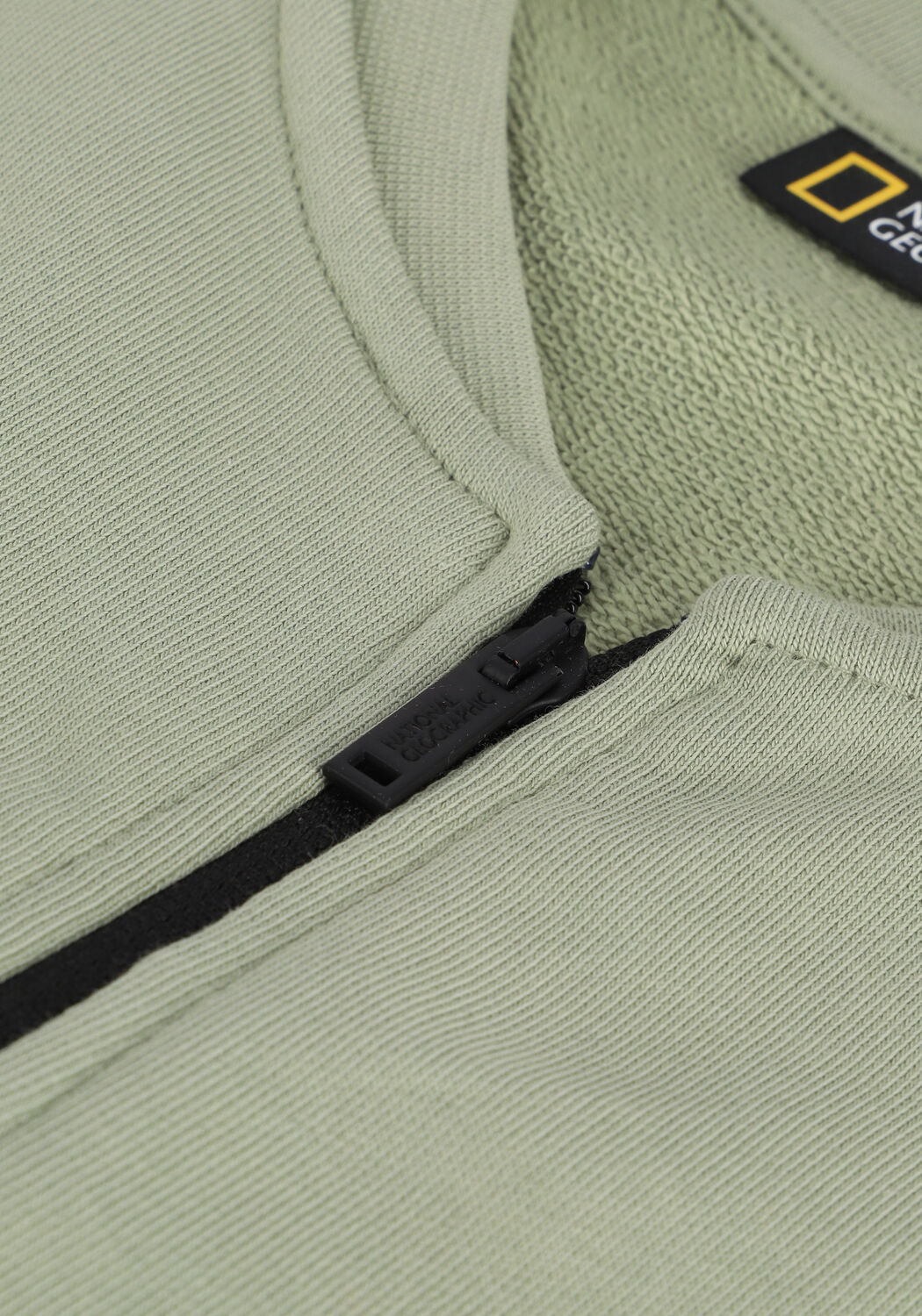 Groene NATIONAL GEOGRAPHIC Bodywarmer HYBRID SWEAT VEST - large